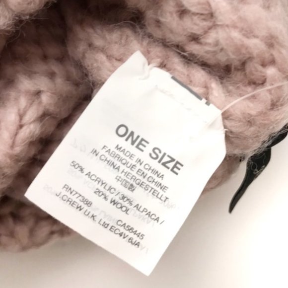 J. Crew Chunky Knit Bobble Beanie - Picture 6 of 9